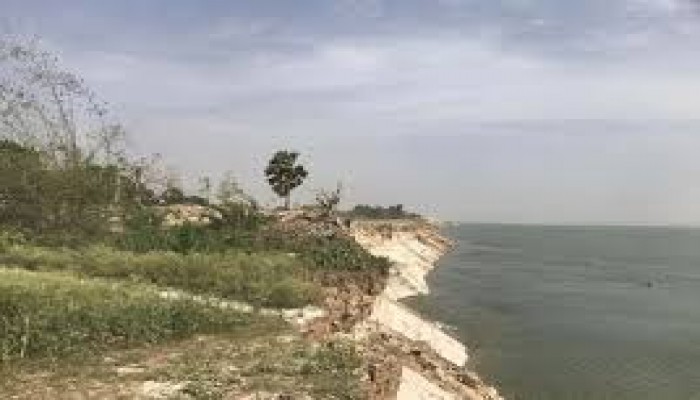 বাঘায় অসময়ে ১৯ পরিবারের ভিটেমাটি পদ্মার ভাঙনে বিলীন বাঘায় অসময়ে ১৯ পরিবারের ভিটেমাটি পদ্মার ভাঙনে বিলীন