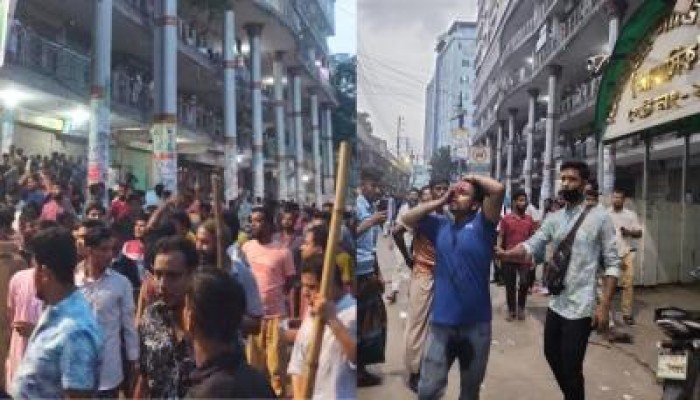 ব্যবসায়ীদের উপর বিএনপির হামলা আহত ১০ ব্যবসায়ীদের উপর বিএনপির হামলা আহত ১০