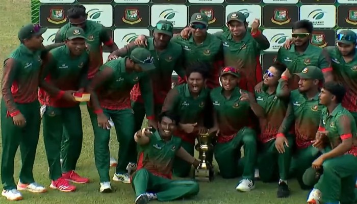 প্রোটিয়া ইমার্জিংয়ের বিপক্ষে সিরিজ জিতলো বাংলাদেশ প্রোটিয়া ইমার্জিংয়ের বিপক্ষে সিরিজ জিতলো বাংলাদেশ