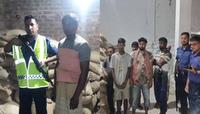 সিরাজগঞ্জে ১৬ টন সরকারি চাল জব্দ আটক ৮ সিরাজগঞ্জে ১৬ টন সরকারি চাল জব্দ আটক ৮