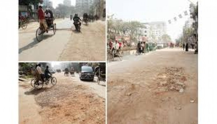 উত্তরায় সড়ক মেরামত সংস্কার কাজ জোরেশোরে শুরু উত্তরায় সড়ক মেরামত সংস্কার কাজ জোরেশোরে শুরু