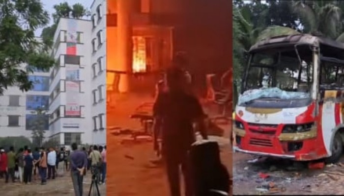 ড্যাফোডিলের সঙ্গে রাতভর সংঘর্ষ, সিটি ইউনিভার্সিটিতে ব্যাপক ধ্বংসযজ্ঞ