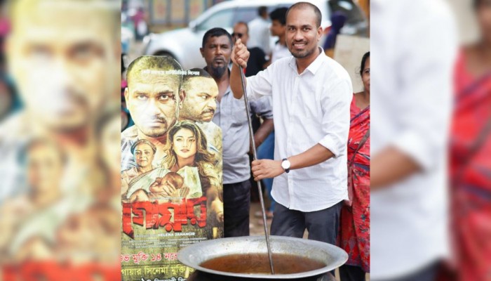 সিনেমা প্রচারণায় ভিন্ন পথ বেছে নিলেন রাসেল মিয়া