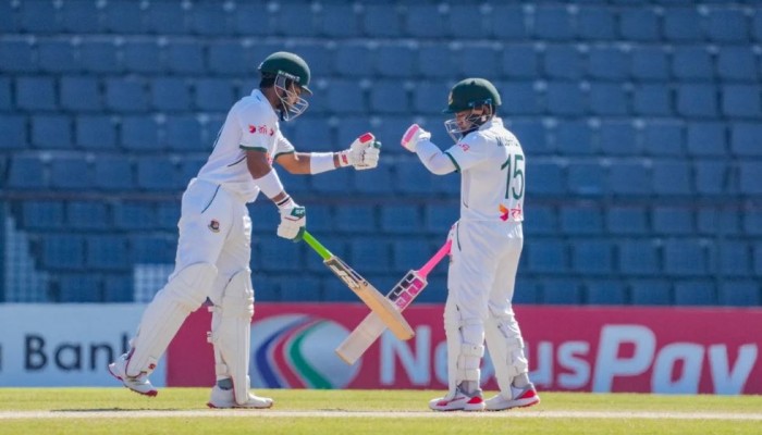 ইনিংস ব্যবধানে জয়ের সুবাস পাচ্ছে টাইগাররা