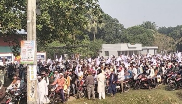 ৬ হাজার মোটরসাইকেল নিয়ে জামায়াতের এমপি প্রার্থীর শোডাউন