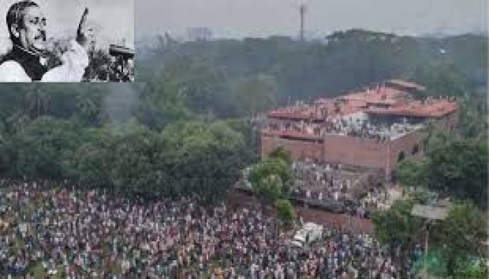 ৭ মার্চের ভাষণ বাদ, স্থান পেয়েছে জুলাই আন্দোলন