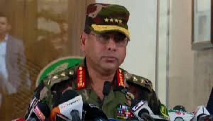 নির্বাচন ও গণভোট উপলক্ষে কার্যক্রম পর্যবেক্ষণ সেনাপ্রধানের